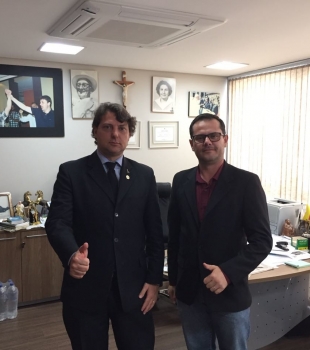 Anibelli recebe visita do Pastor Odair da cidade de Verê