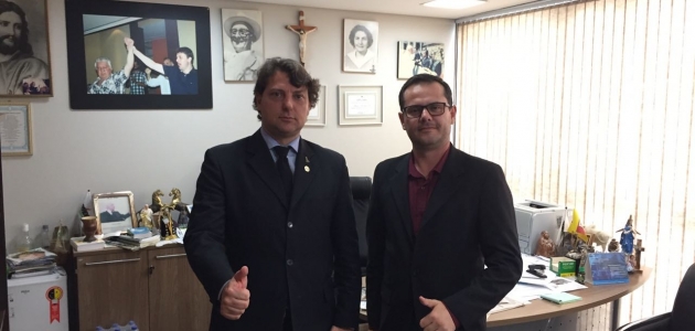 Anibelli recebe visita do Pastor Odair da cidade de Verê