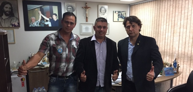 ANIBELLI NETO RECEBE AMIGO MONZA DE AGUDOS DO SUL