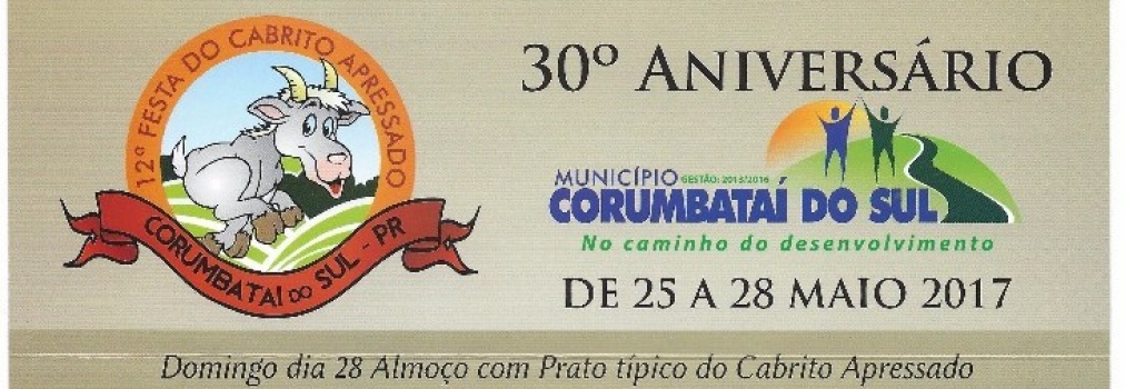 Anibelli Neto marca presença  na 30º festa do Cabrito Apressado em comemoração ao Aniversário da Cidade de Corumbataí do Sul.  