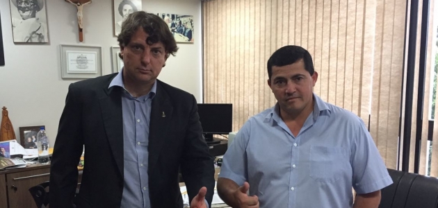 Deputado Anibelli recebe à visita do Vereador Eliseu de Coronel Domingos Soares