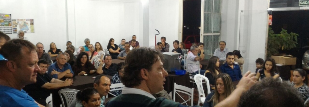 Reunião do PMDB em Pitanga contou com representantes de mais 5 cidades da Região