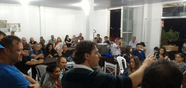 Reunião do PMDB em Pitanga contou com representantes de mais 5 cidades da Região