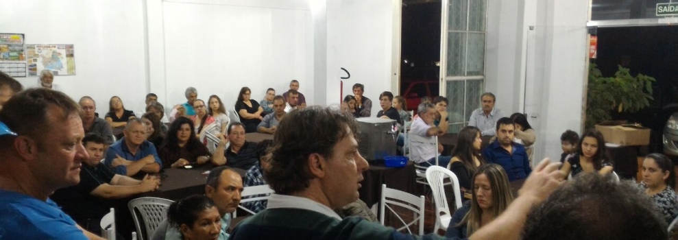 Reunião do PMDB em Pitanga contou com representantes de mais 5 cidades da Região