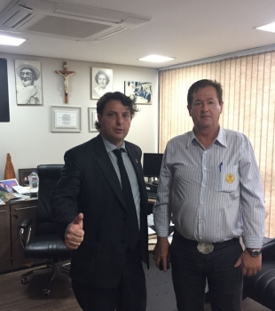 Vereador de Turvo Vilson Ribeiro visita Anibelli Neto