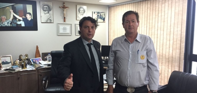 Vereador de Turvo Vilson Ribeiro visita Anibelli Neto