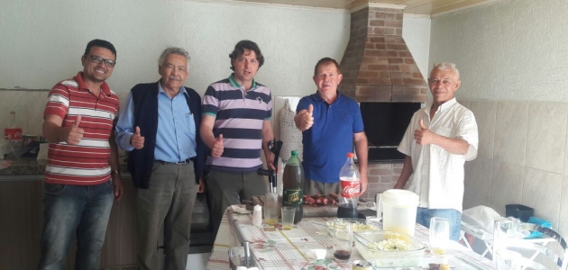 Anibelli com o Amigo João Ferracioli.