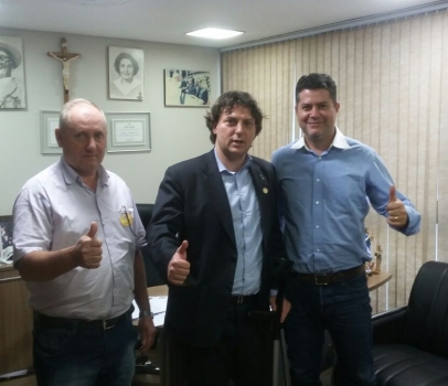 Visita dos Amigos Emerson Fonseca (Mexo) e Pedro Pagno.