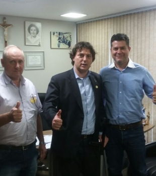 Visita dos Amigos Emerson Fonseca (Mexo) e Pedro Pagno.