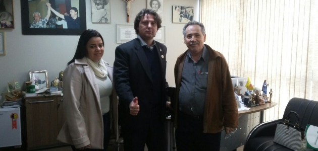 Deputado Anibelli Neto recebe Vereadora Fátima Nocchi, de Doutor Camargo