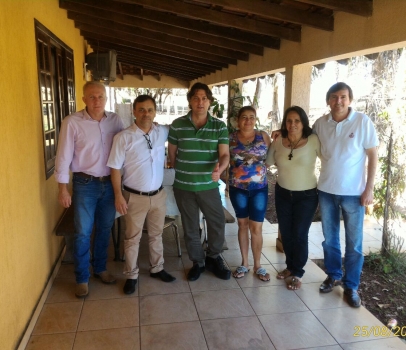 Deputado Anibelli visita amigos do Município de Santa Inês.