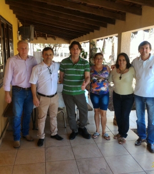 Deputado Anibelli visita amigos do Município de Santa Inês.