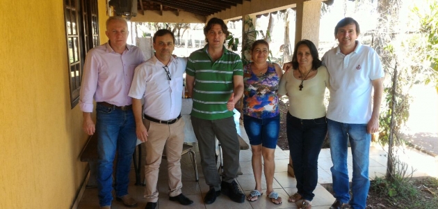 Deputado Anibelli visita amigos do Município de Santa Inês.