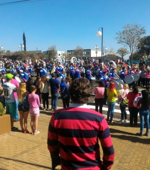 Anibelli participa do desfile de 7 de setembro na Cidade de Clevelândia.