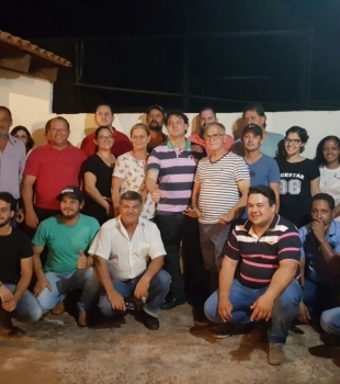 Deputado Anibelli Neto participa da Reunião do PMDB no Município de Jussara. 