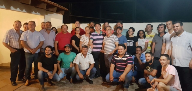 Deputado Anibelli Neto participa da Reunião do PMDB no Município de Jussara. 