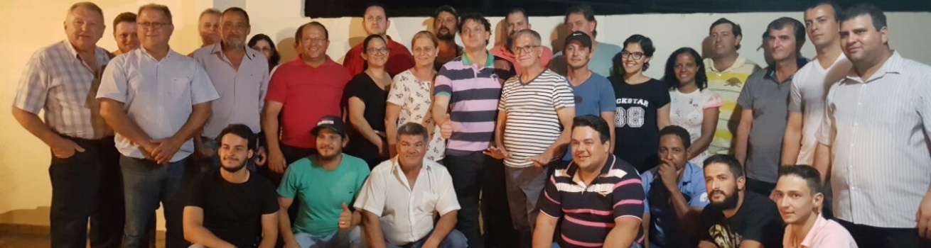 Deputado Anibelli Neto participa da Reunião do PMDB no Município de Jussara. 