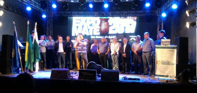 Anibelli Neto participa da festa de abertura da 14º Expo Mate em São Mateus do Sul.