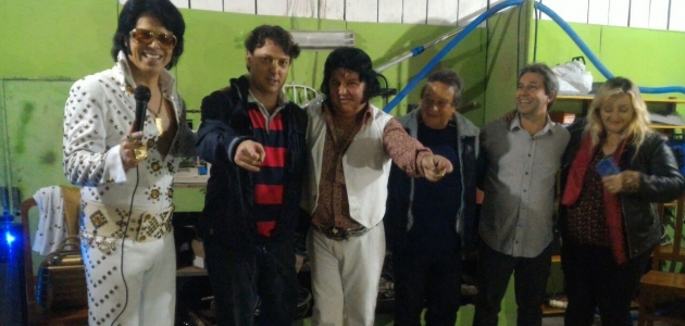 Anibelli comemora o Aniversário do seu Amigo Evandro em Agudos do Sul.