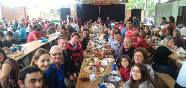 Deputado Anibelli Neto participa da Festa na Capela Sagrado Coração De Jesus na Cidade de Paula Freitas.