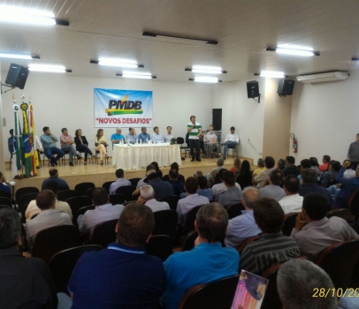 Encontro Regional do PMDB acontece em Santa Mariana.