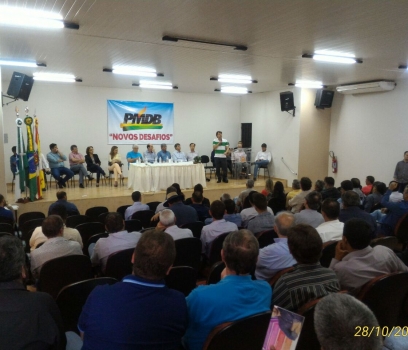 Encontro Regional do PMDB acontece em Santa Mariana.