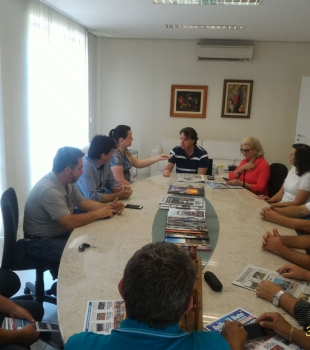 Anibelli Neto visita sede do Jornal Noroeste em Pato Branco