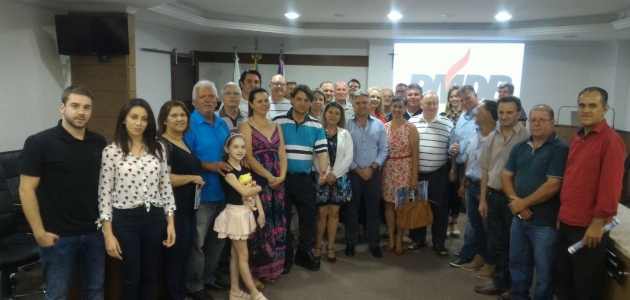 PMDB de União da Vitória cada vez mais forte e organizado