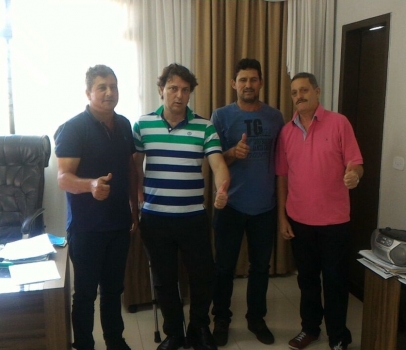 Visita ao Prefeito Neno Molina do PMDB.