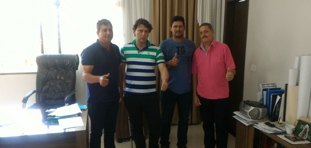 Visita ao Prefeito Neno Molina do PMDB.