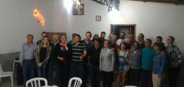 Anibelli Neto com o amigo Tito Zeglin