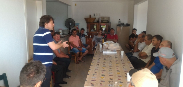 Anibelli Neto visita amigos no município de Chopinzinho.