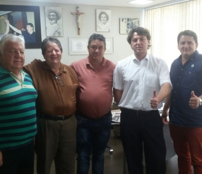 Anibelli Neto recebe a visita dos Amigos de Palmas.