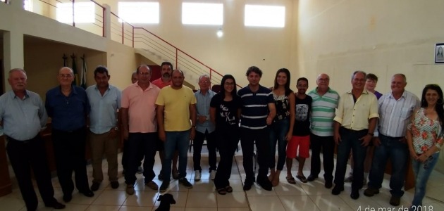 Participando da Convenção do MDB de Nova Esperança.