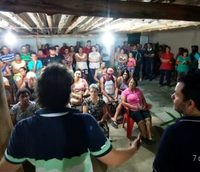 Reunião no município de Conselheiro Mairink.