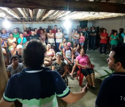 Reunião no município de Conselheiro Mairink.