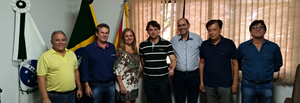 Visita ao Prefeito Jorge Nunes do MDB de Santa Mariana.