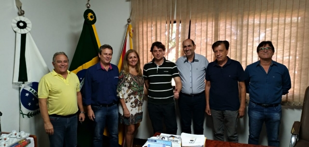 Visita ao Prefeito Jorge Nunes do MDB de Santa Mariana.