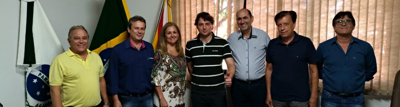 Visita ao Prefeito Jorge Nunes do MDB de Santa Mariana.