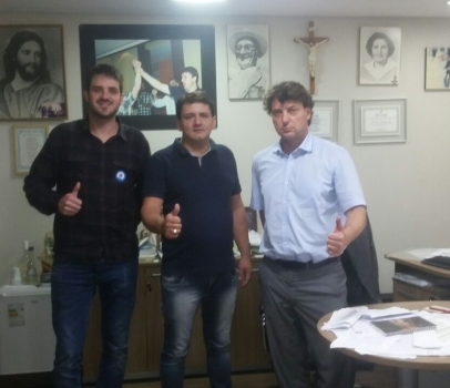 Recebendo a visita do amigo Zico de Palmas