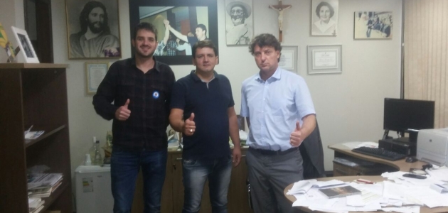 Recebendo a visita do amigo Zico de Palmas