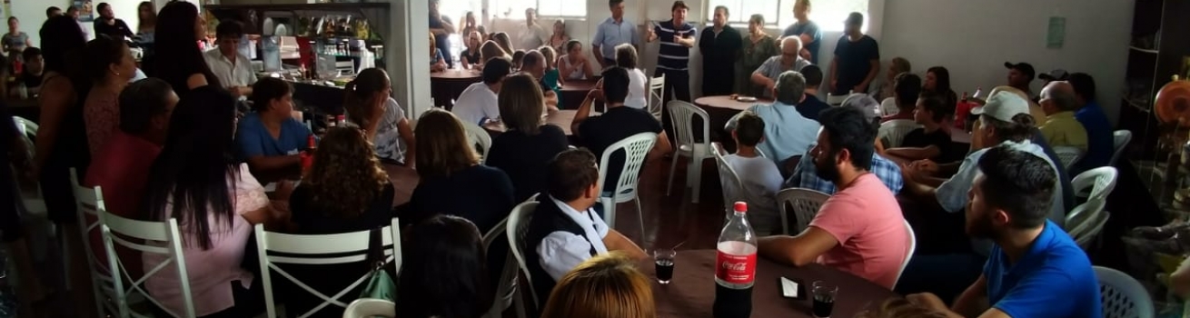 Reunião com amigos da cidade de Pitanga.