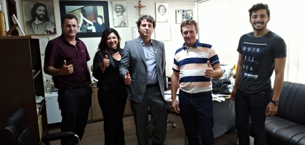 Visita dos vereadores de Santa Maria do Oeste