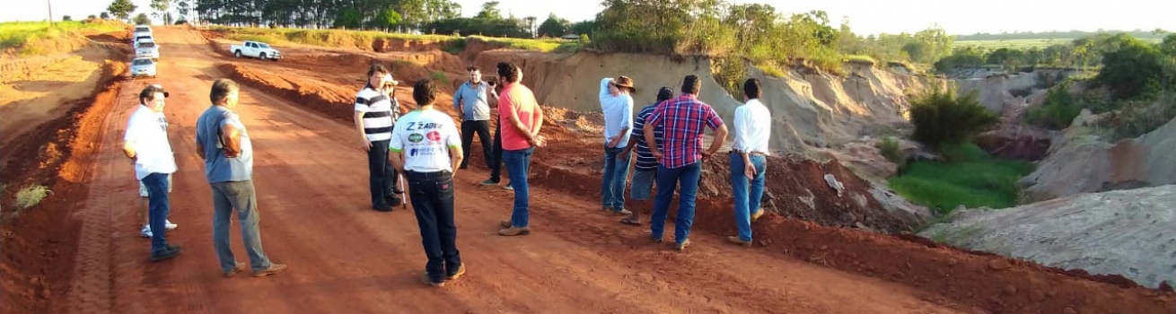 Anibelli Neto participa da liberação da Estrada Rural do Distrito de Nordestina em Amaporã