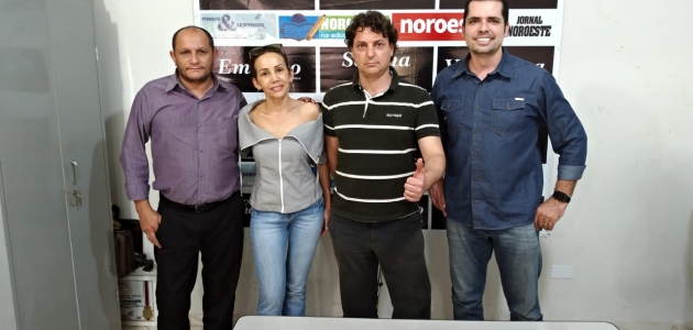 Visita à sede do Jornal Noroeste