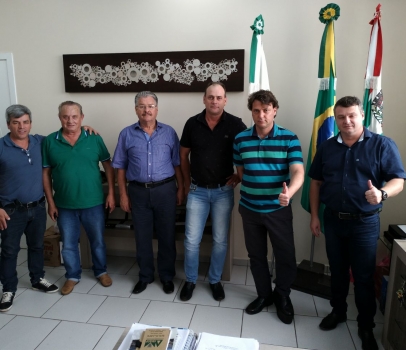 Anibelli visita o Prefeito Franck do MDB de Coronel Vivida.