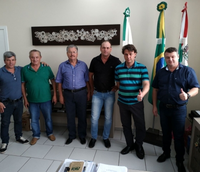 Anibelli visita o Prefeito Franck do MDB de Coronel Vivida.