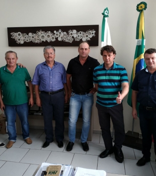 Anibelli visita o Prefeito Franck do MDB de Coronel Vivida.