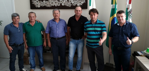 Anibelli visita o Prefeito Franck do MDB de Coronel Vivida.