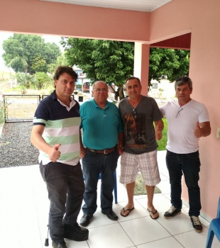 Visita ao Vereador Toninho do MDB de Itapejara D ‘Oeste